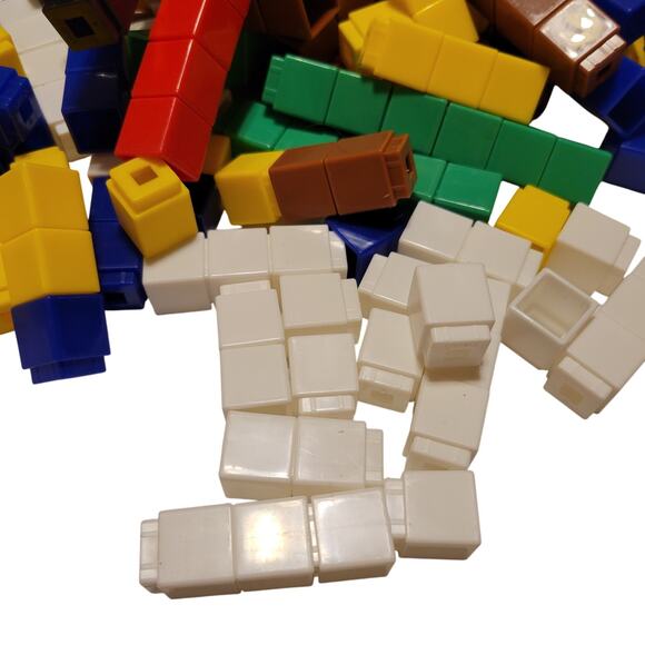 420 Interlocking Snap Cubes 1" Math Manipulatives Multicolor Homeschool Teacher - Picture 5 of 16